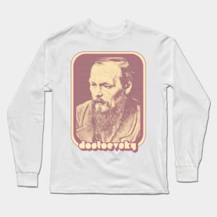 Fyodor Dostoevsky / Retro Aesthetic Fan Art Long Sleeve T-Shirt